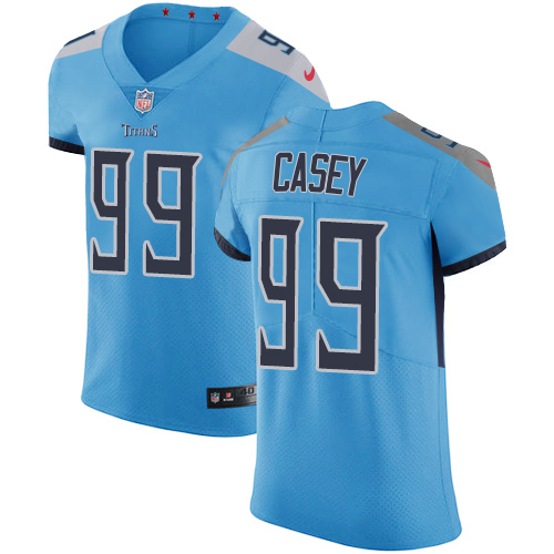 Nike Titans #99 Jurrell Casey Light Blue Team Color Men's Stitched NFL Vapor Untouchable Elite Jersey - Click Image to Close